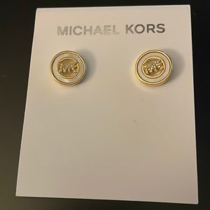 Michael Kors Studs Yellow Gold Earrings
